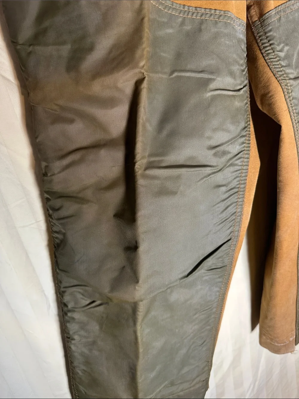 Men's Two-Tone Brown/Olive Reinforced Chinos